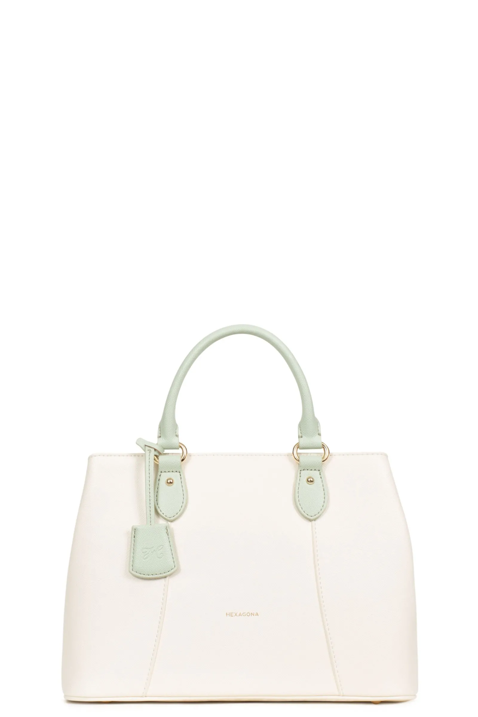 Women Hexagona Handbag<2-strapped handbag