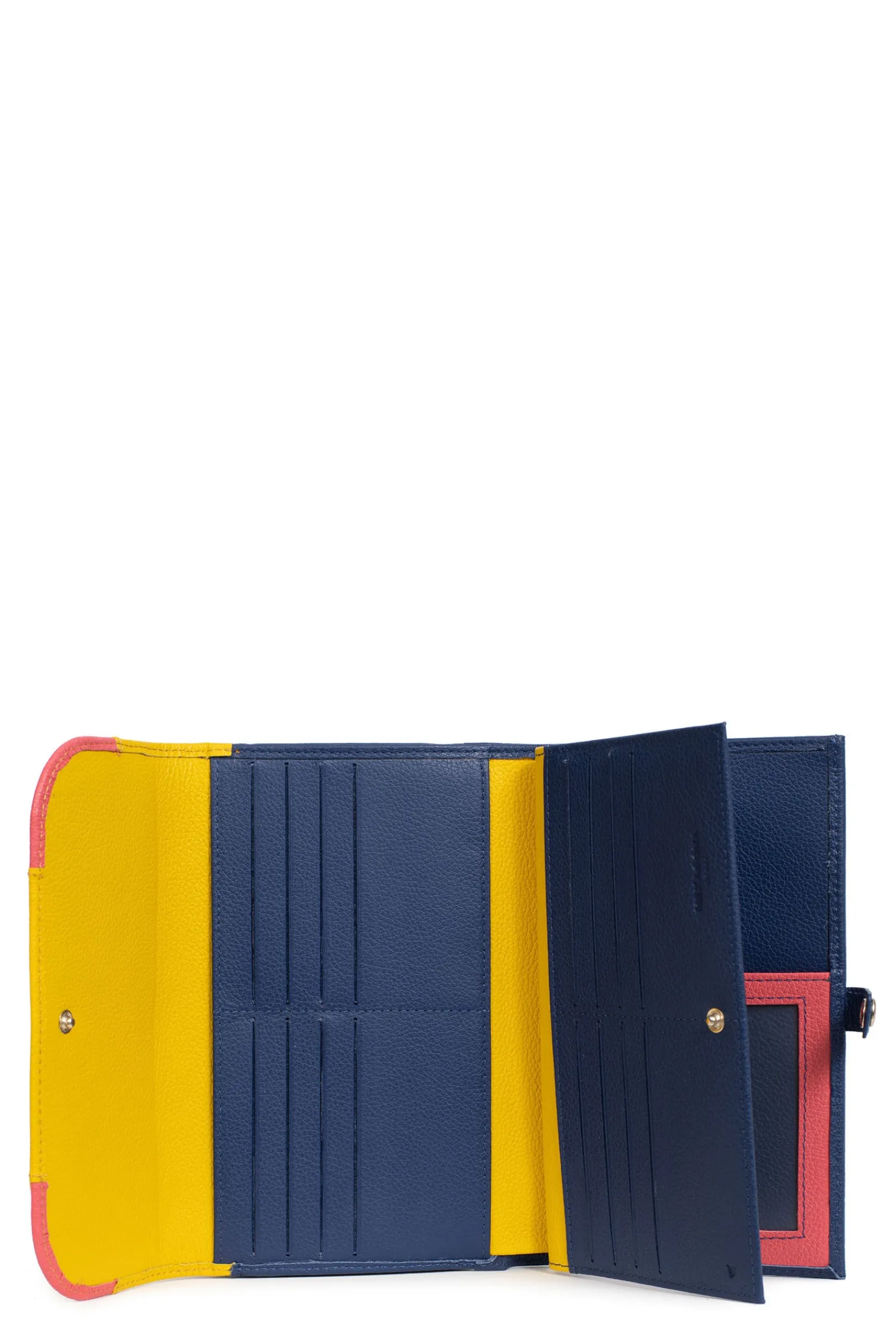 Women Hexagona Travel Companion<Travel companion - 2 flaps - RFID stop - Leather