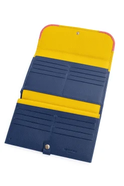 Women Hexagona Travel Companion<Travel companion - 2 flaps - RFID stop - Leather