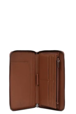 Hexagona Wallet<Travel companion - Stop RFID - Leather