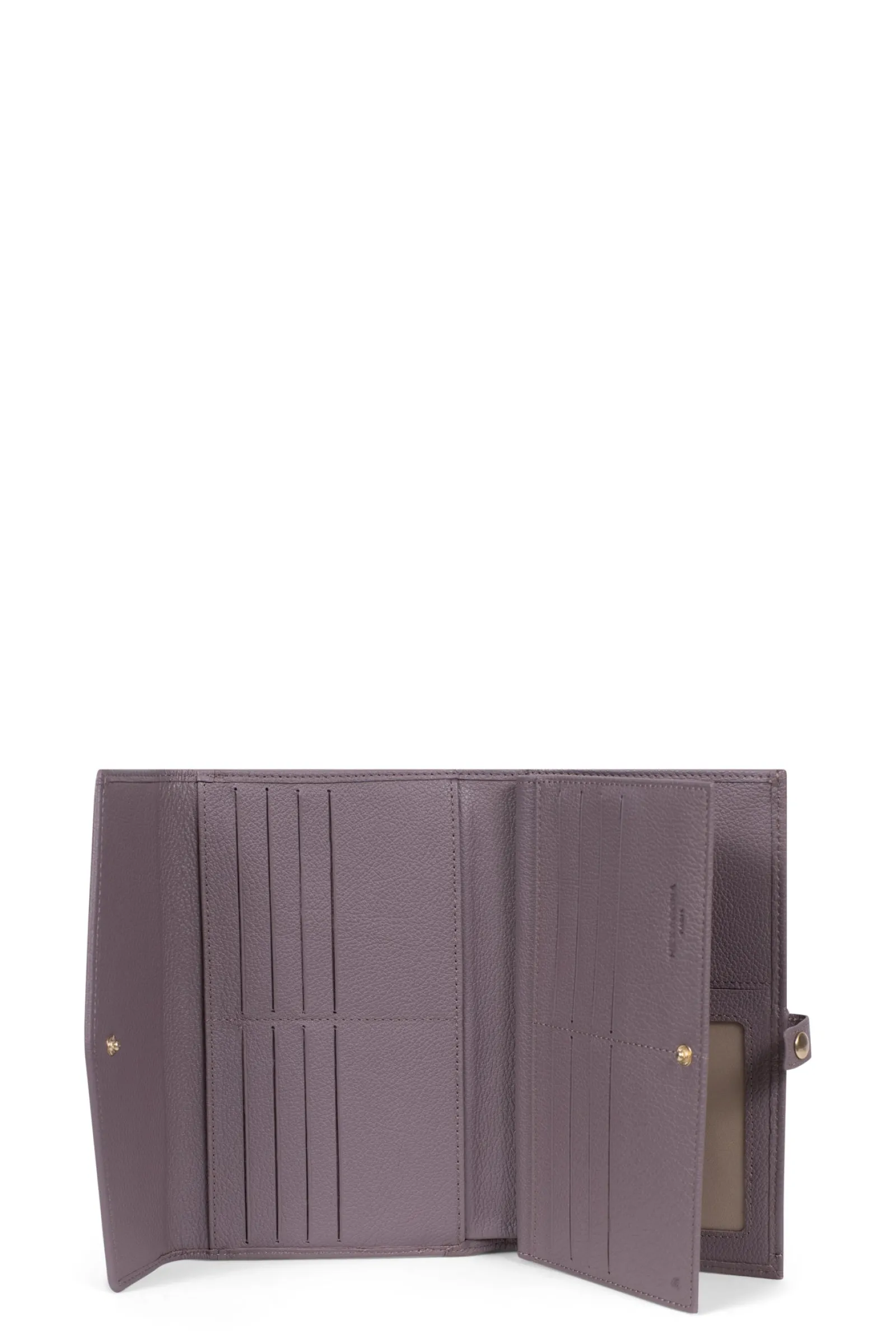 Women Hexagona Travel Companion<Travel wallet - 2 flaps - RFID blocking - Leather
