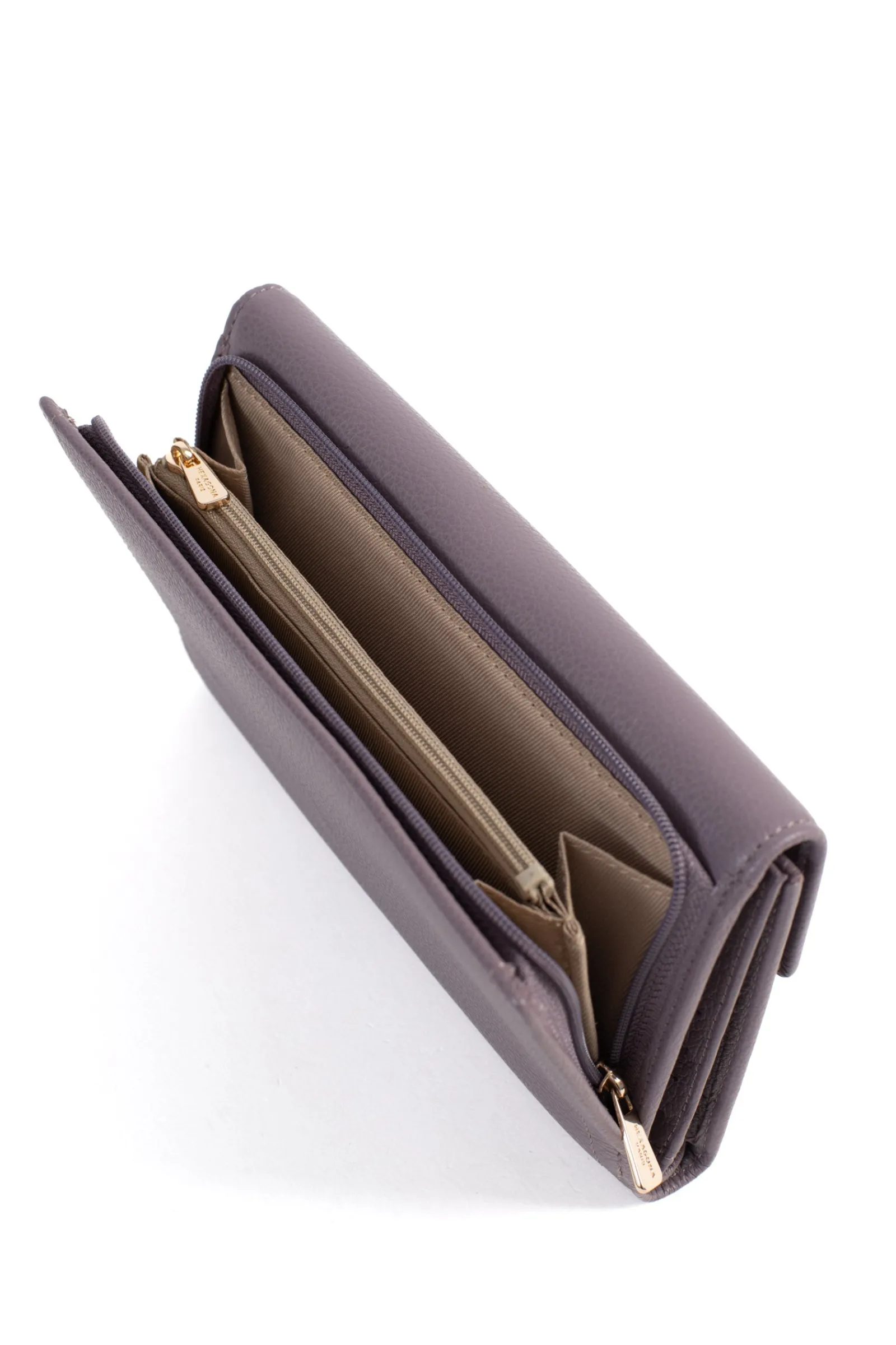 Women Hexagona Travel Companion<Travel wallet - 2 flaps - RFID blocking - Leather