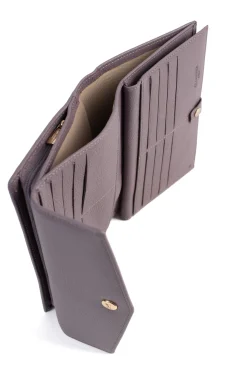Women Hexagona Travel Companion<Travel wallet - 2 flaps - RFID blocking - Leather