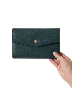 Women Hexagona Travel Companion<Travel wallet - 2 flaps - RFID blocking - Leather