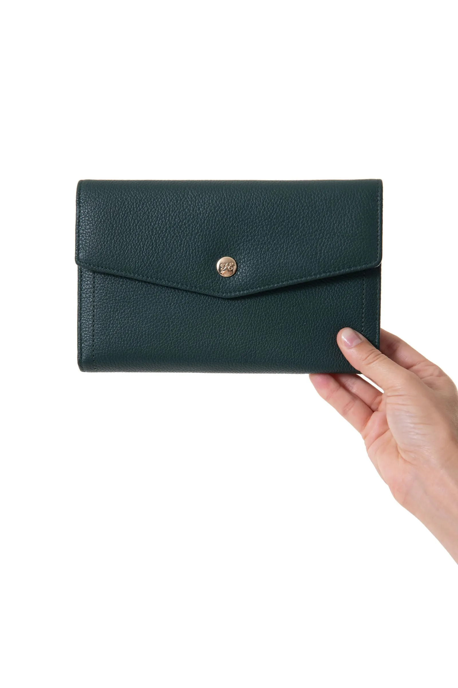 Women Hexagona Travel Companion<Travel wallet - 2 flaps - RFID blocking - Leather