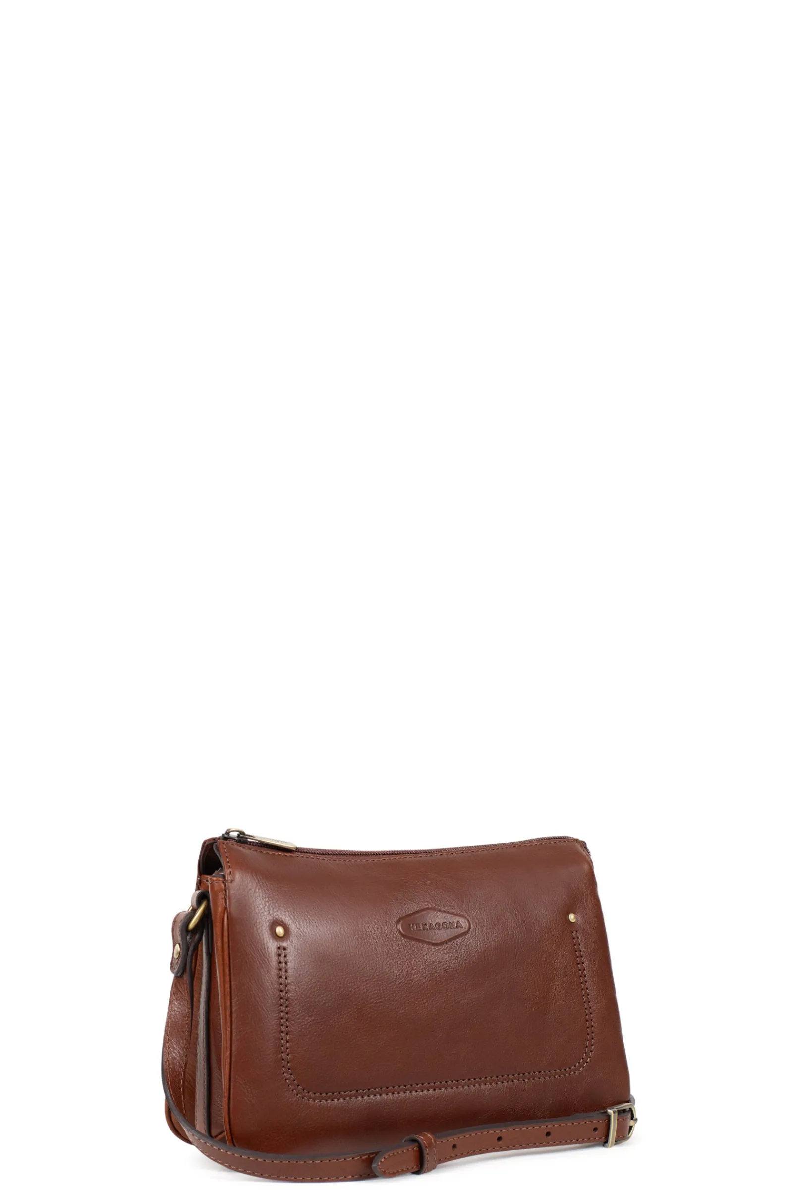 Women Hexagona Shoulder Bag<Trotter - Leather