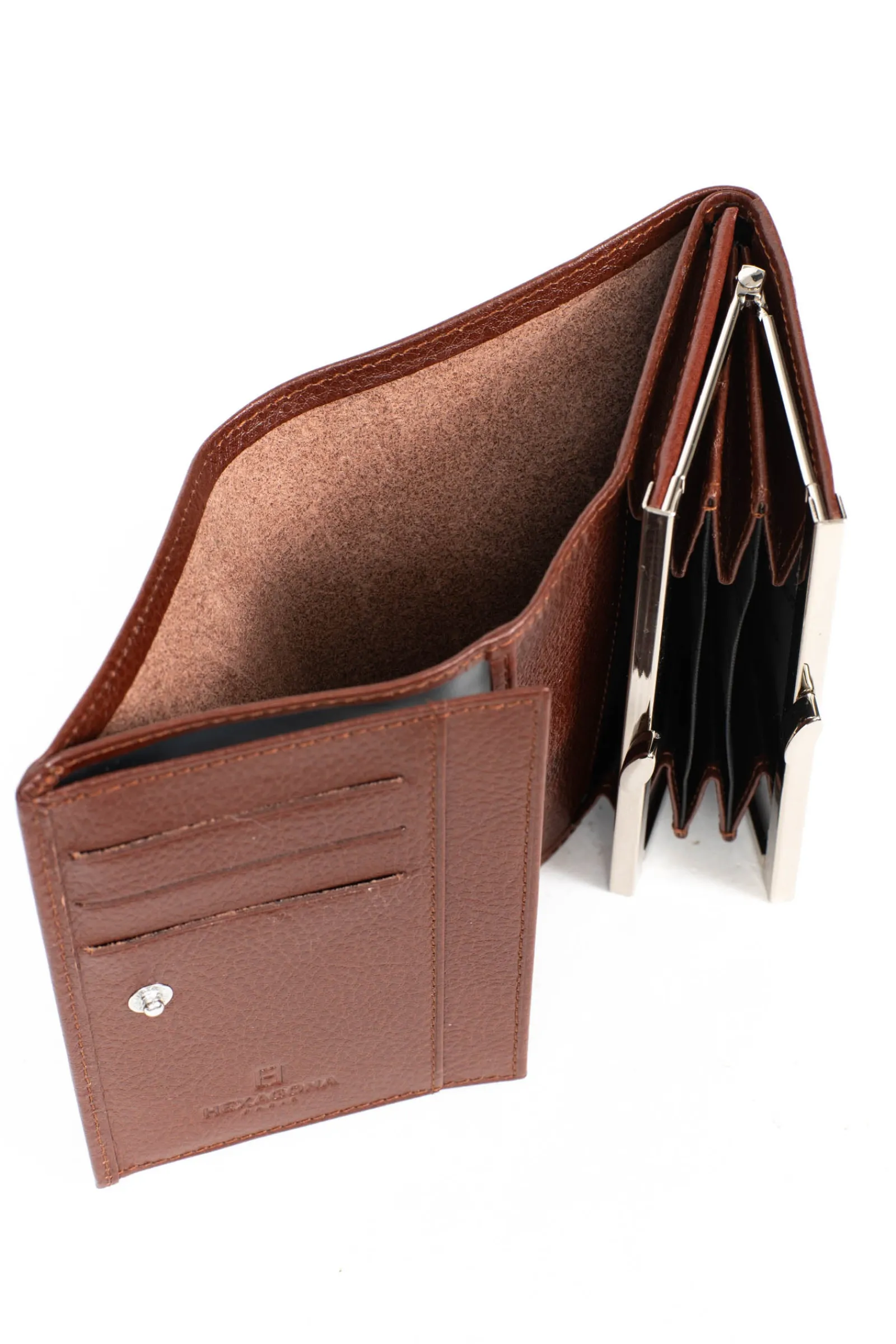 Women Hexagona Wallet<Wallet - 2 flaps - Leather