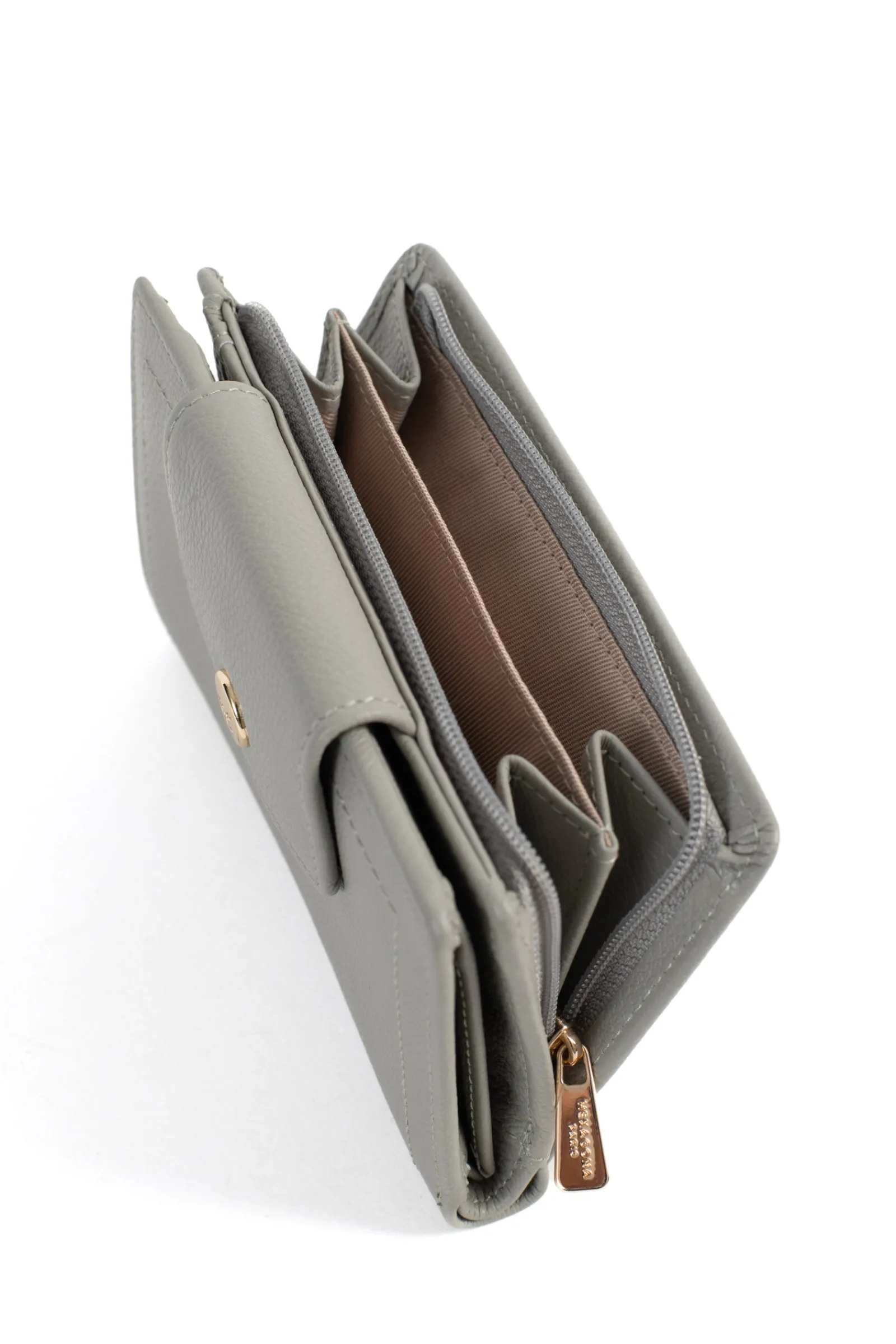 Women Hexagona Wallet<Wallet - 2 flaps - RFID blocking - Leather