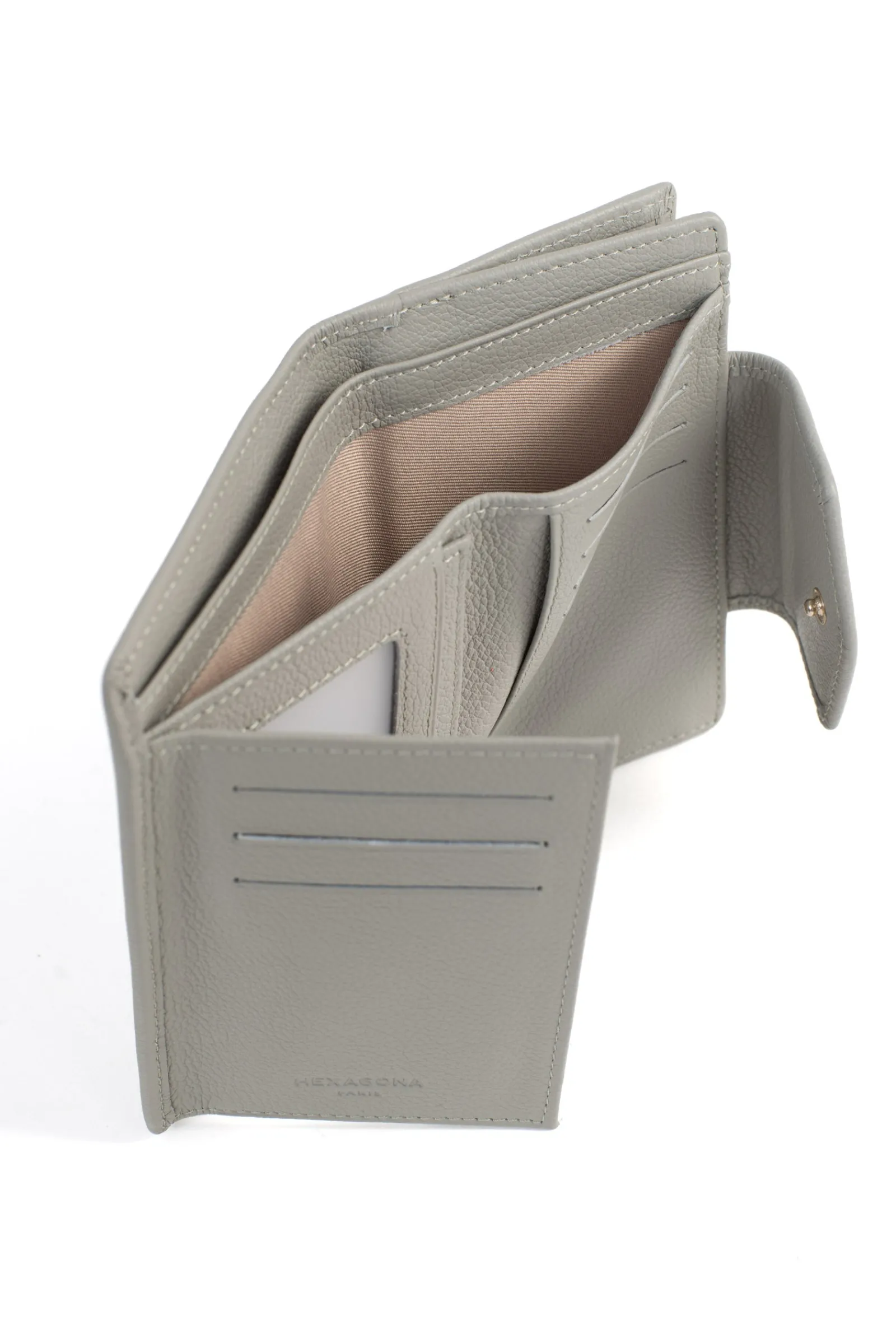 Women Hexagona Wallet<Wallet - 2 flaps - RFID blocking - Leather