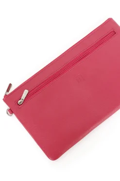 Women Hexagona Pouch & Belt Bag<Wristlet pouch - Leather