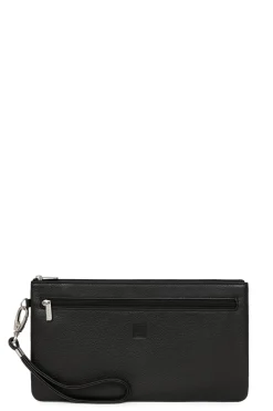 Women Hexagona Pouch & Belt Bag<Wristlet pouch - Leather