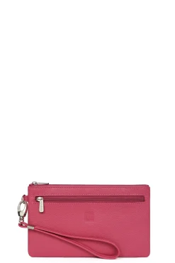 Women Hexagona Pouch & Belt Bag<Wristlet pouch - Leather