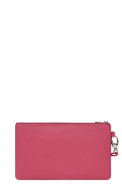 Women Hexagona Pouch & Belt Bag<Wristlet pouch - Leather
