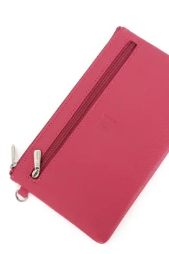 Women Hexagona Pouch & Belt Bag<Wristlet pouch - Leather
