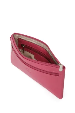 Women Hexagona Pouch & Belt Bag<Wristlet pouch - Leather