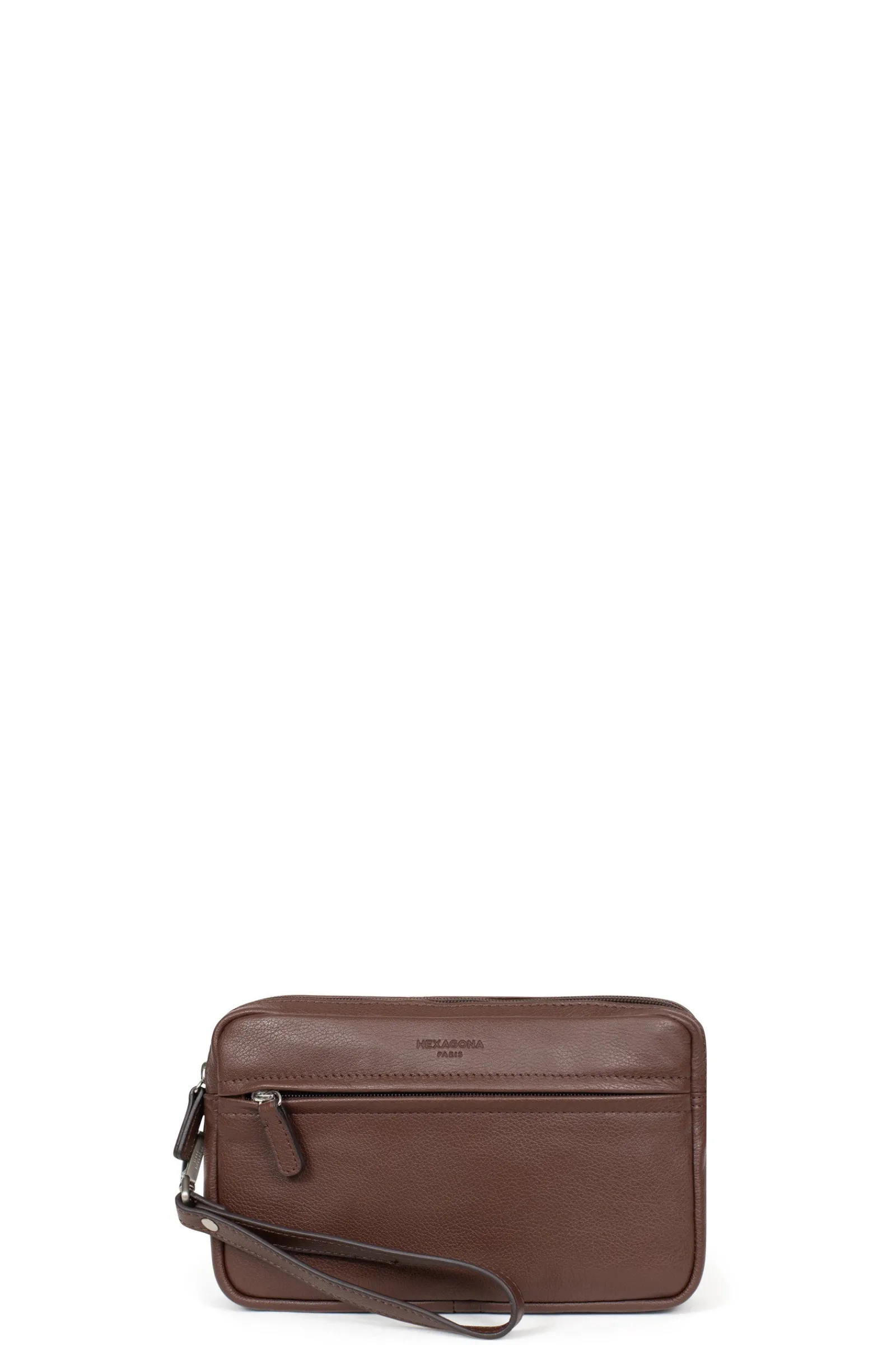 Hexagona Pouch<Wristlet pouch - Leather