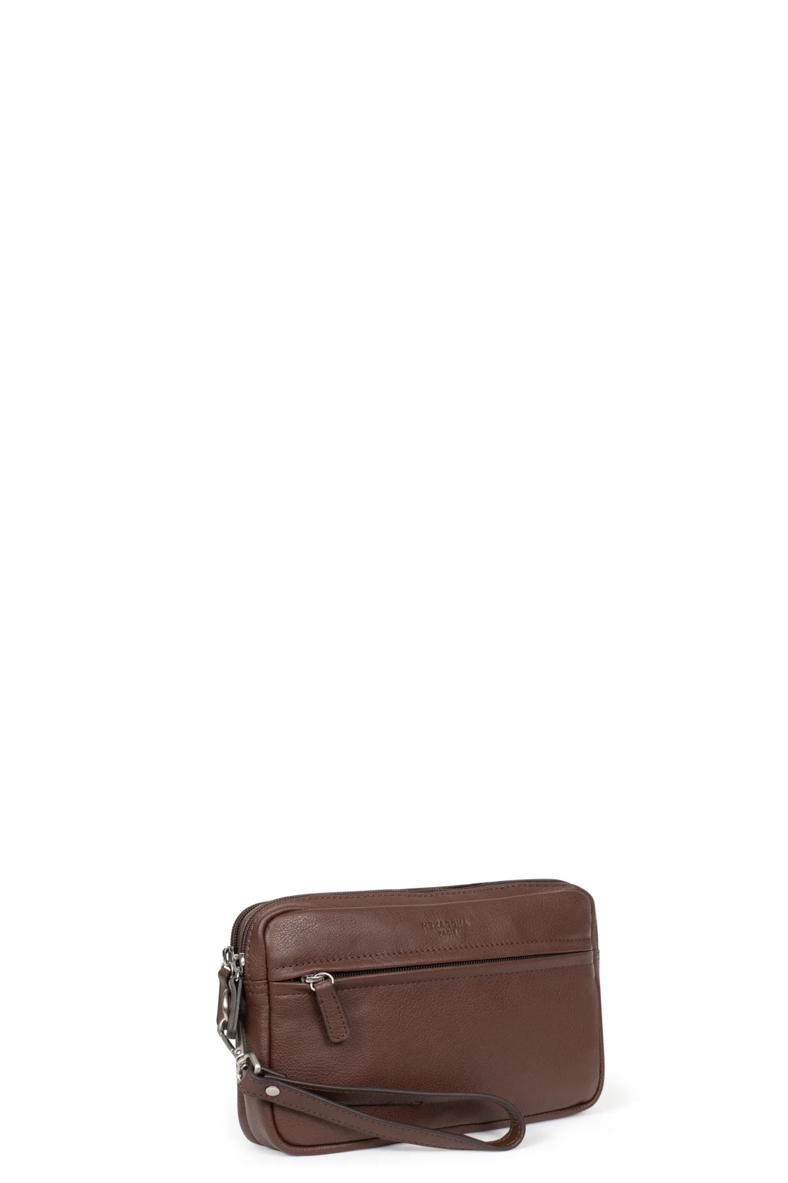 Hexagona Pouch<Wristlet pouch - Leather