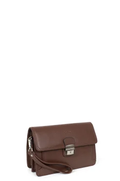 Hexagona Pouch<Wristlet pouch - Leather