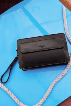 Hexagona Pouch<Wristlet pouch - Leather