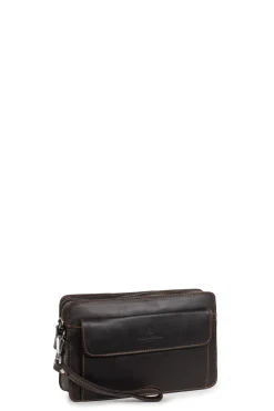 Hexagona Pouch<Wristlet pouch - Leather