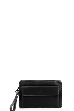Hexagona Pouch<Wristlet pouch - Leather