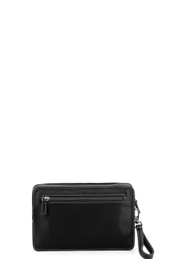 Hexagona Pouch<Wristlet pouch - Leather