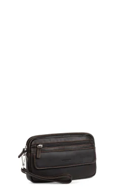 Hexagona Pouch<Wristlet pouch - Leather