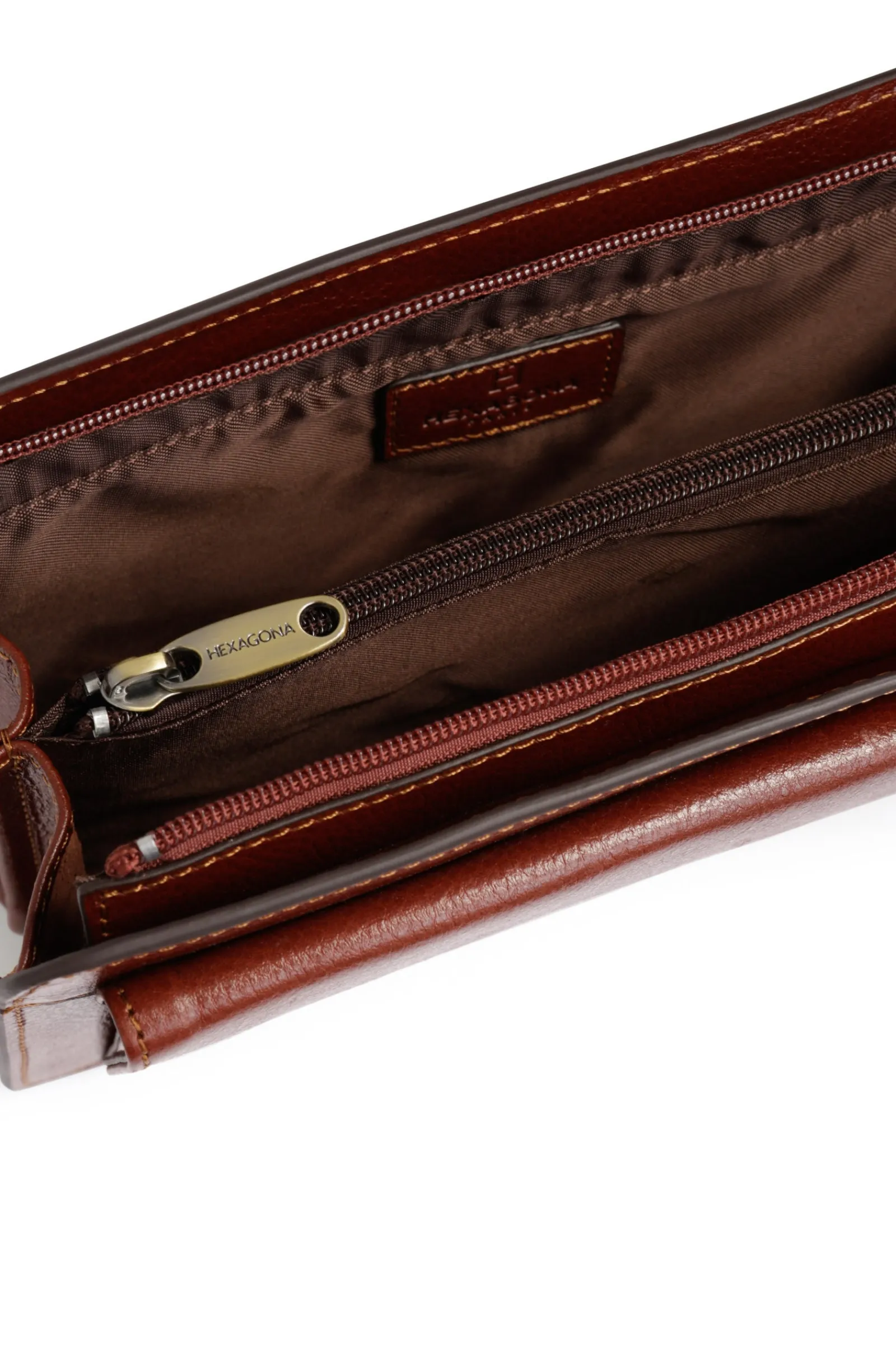 Hexagona Pouch<Wristlet pouch - Leather